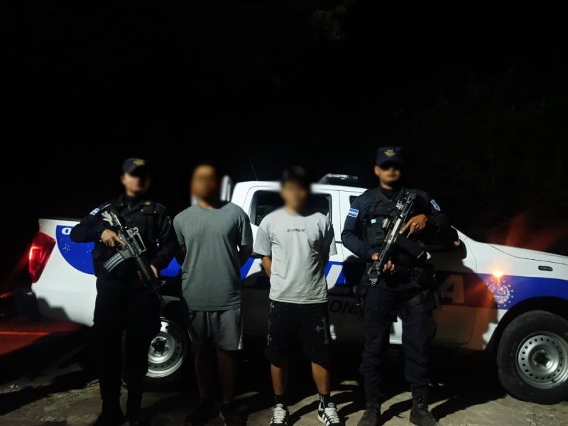 Capturados PNC San Vicente