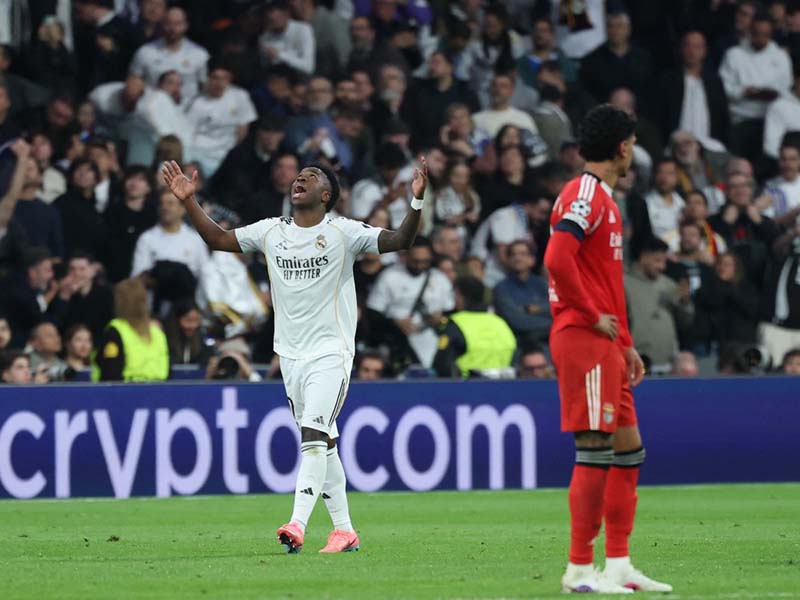 Real Madrid Benfica Vinicius Champions League