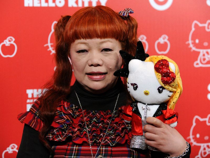 Yuko Yamaguchi está detrás del personaje de Hello Kitty. Foto AFP
