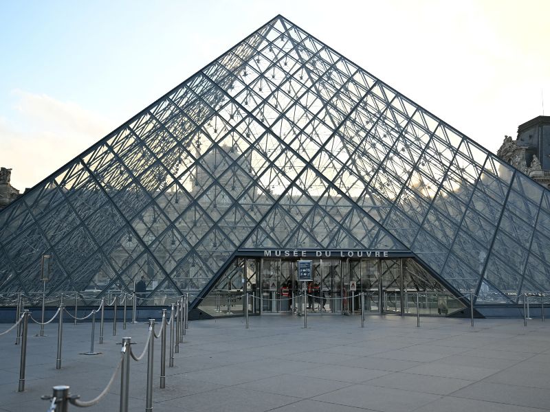 La fuga afectó a la sala 707, que alberga obras de arte italianas de los siglos XV y XVI. Foto: AFP