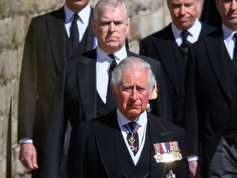 Rey Carlos III y príncipe Andrés