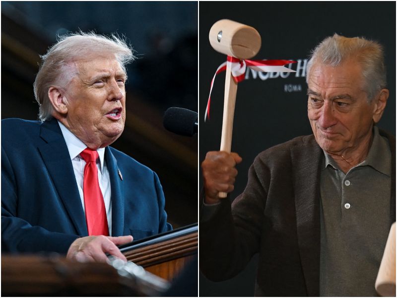 La estrella de "Taxi Driver" y "El padrino" es un crítico acérrimo del magnate republicano. Fotos AFP