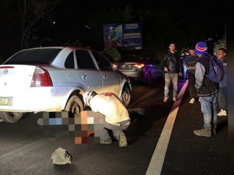 Atropellado en Cojute
