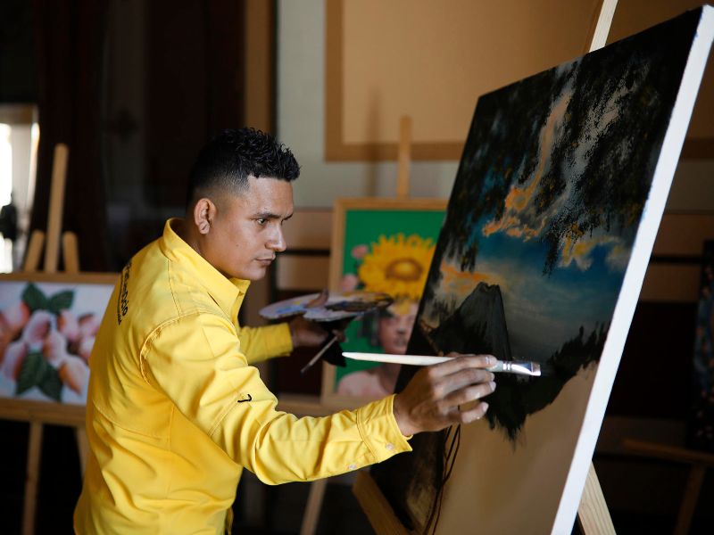 Arte en las cárceles en el programa Cero Ocio