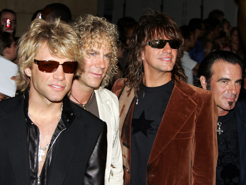 Grupo estadounidense Bon Jovi en 2005