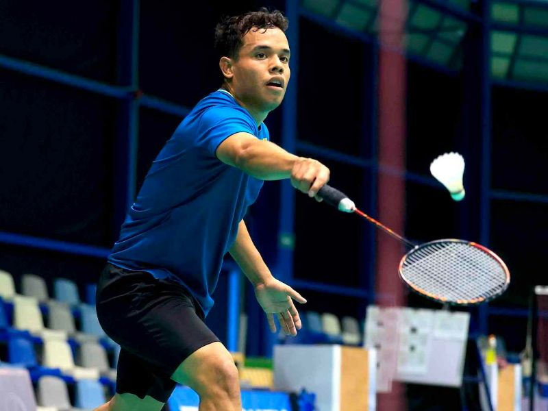 Uriel Canjura, en un torneo de bádminton pasado. Foto: Cortesía Indes