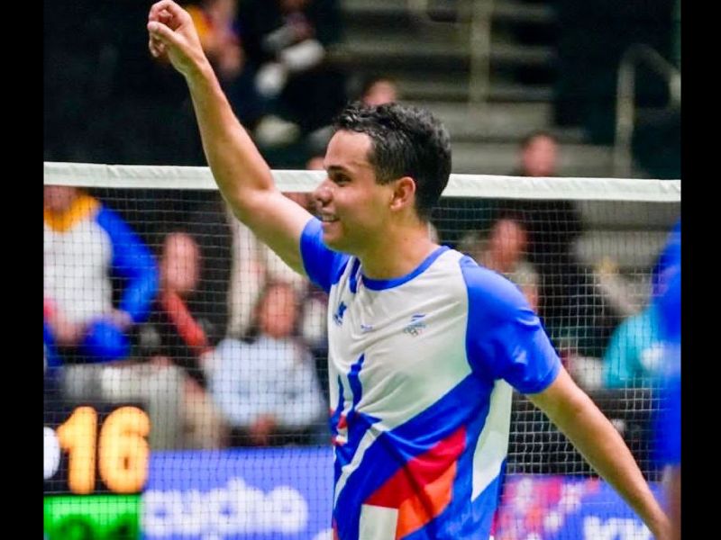 El salvadoreño Uriel Canjura puso en alto al país, en Cuba. Foto: Cortesía Indes