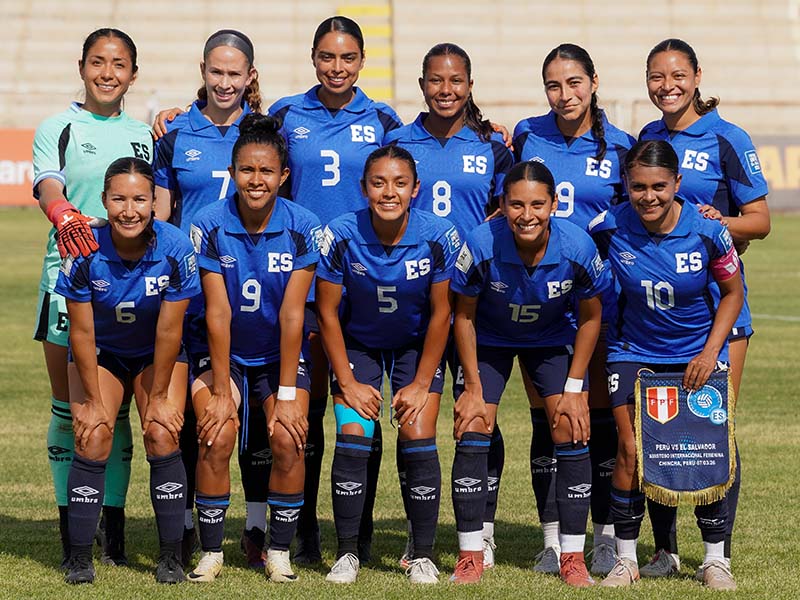 El Salvador Peru Selecta Femenina Amistoso