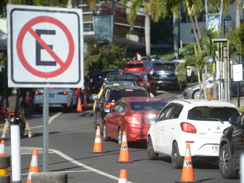 Trabajos de la zona Rosa San Salvador