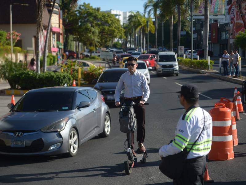 Trabajos de la zona Rosa San Salvador