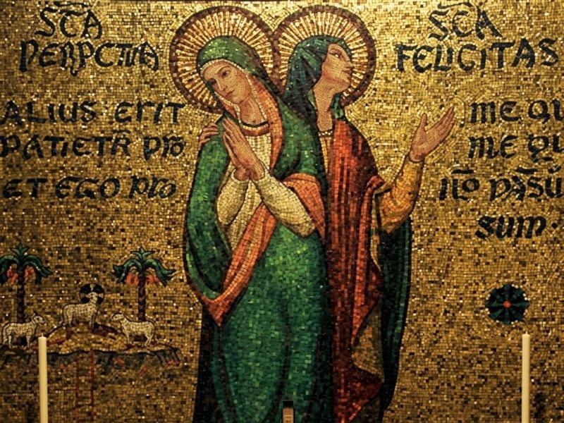 Santas y mártires católicas Perpetua y Felicidad