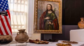 Piezas precolombinas de Perú recuperadas por EEUU