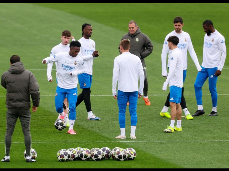 Real Madrid Entreno Champions League