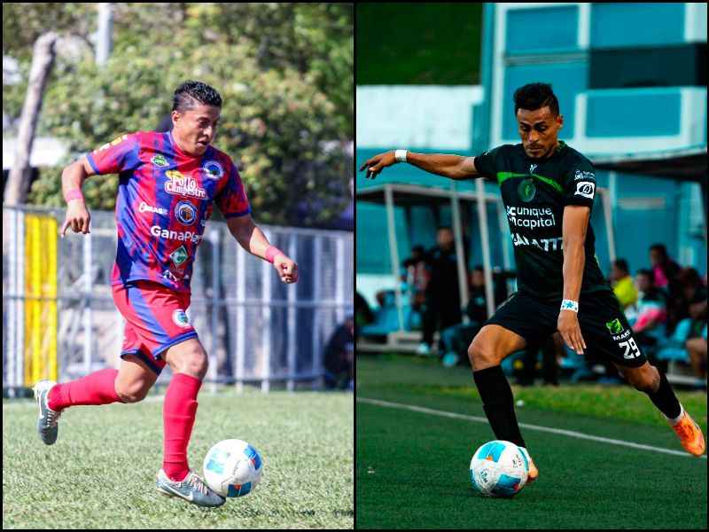 Los hermanos Cerén, Óscar (i.) y Darwin, jugaron para sus equipos CD Cacahuatique e Inter FA, en Chapeltique. Foto: Cortesía CD Cacahuatique e Inter FA