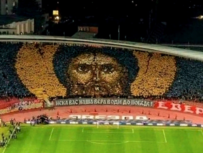 san simeon serbia video viral estrella roja controversia polemica uefa futbol 02