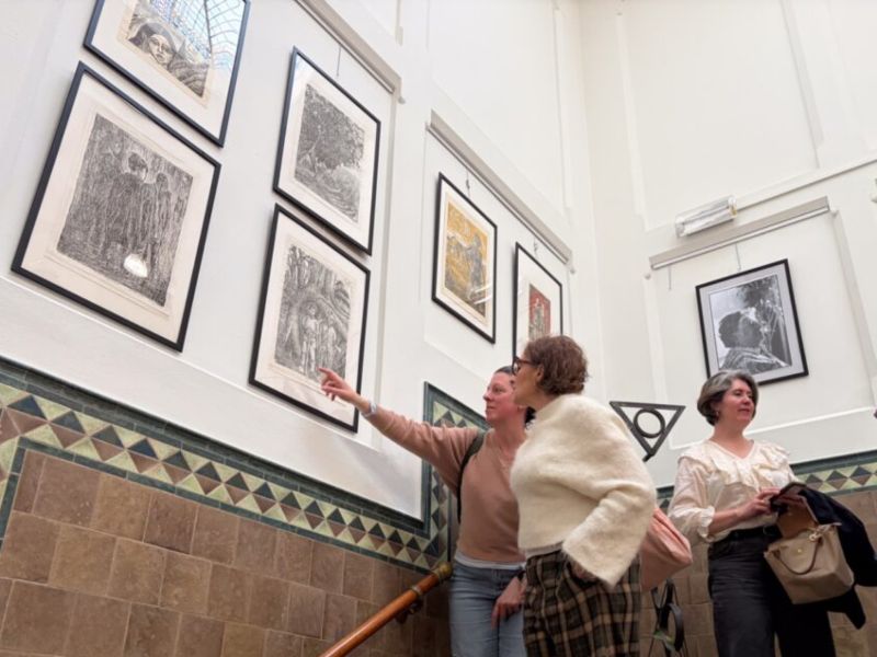 Exposición de xilografía de Camilo Minero en Países Bajos