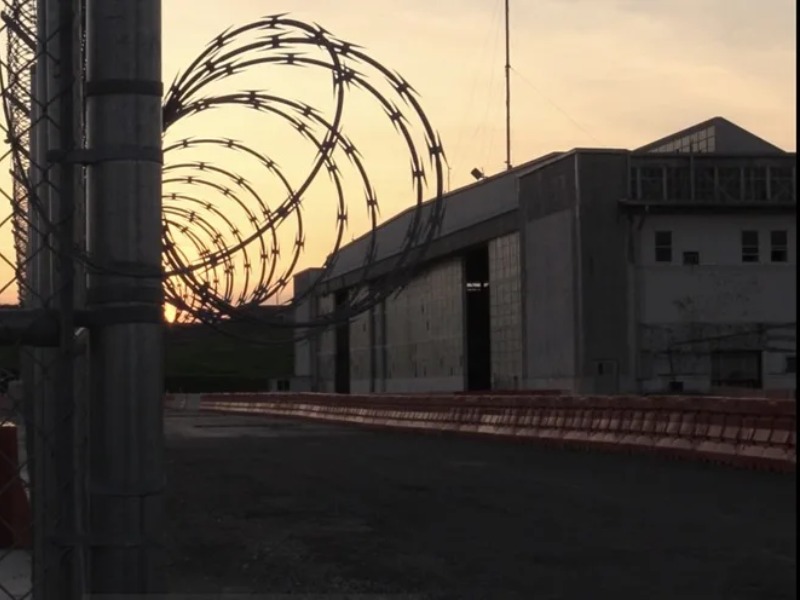 Fotografía de archivo de una zona del centro de detención de Guantánamo, en Cuba. EFE/ Marta Garde