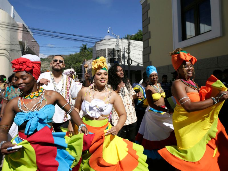 Garífunas de fiesta en Honduras