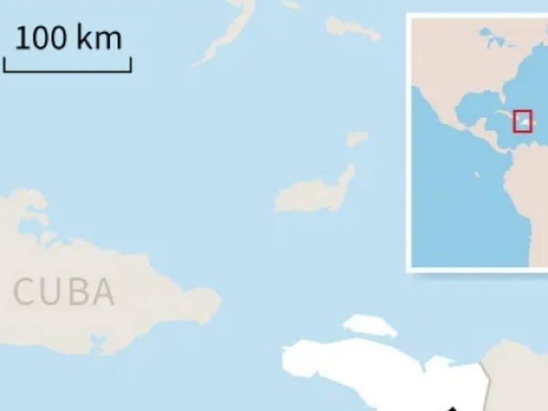 Foto de detalle de la zona donde ocurrió el incidente. Foto EDH-AFP