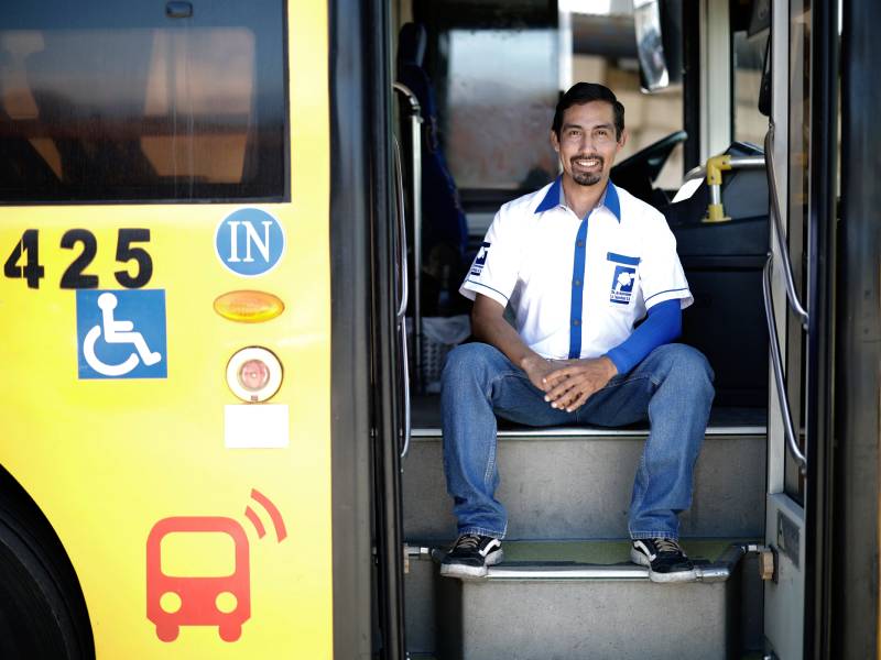 Irving Ayala- El Salvador- Sonsonate- Costa Rica- Autobús- Conductor