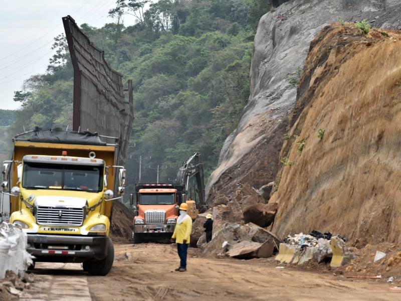 ML- Trabajos- Los Chorros- Avances- Tramo- Santa Tecla- La Libertad- Carretera