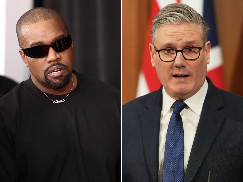 Kanye West y Keir Starmer