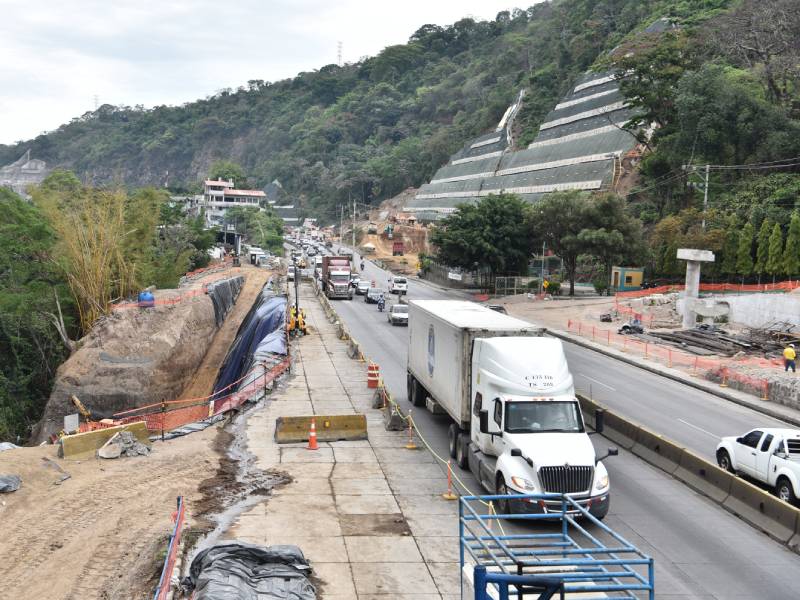 ML- Trabajos- Los Chorros- Avances- Tramo- Santa Tecla- La Libertad- Carretera