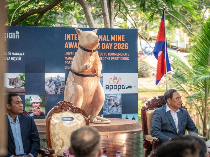 Rata recibe un homenaje póstumo en Camboya