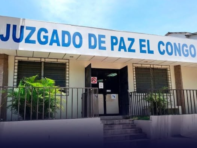 La audiencia inicial fue realizada en el Juzgado de Paz de El Congo. Foto EDH/Cortesía