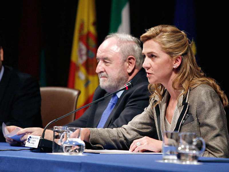 Periodista Diego Carcedo en conferencia de prensa en Málagao, mayo 2007