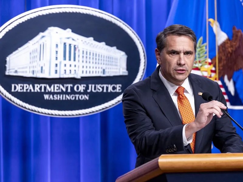 Fotografía de archivo del fiscal general interino de Estados Unidos, Todd Blanche. EFE/Shawn Thew