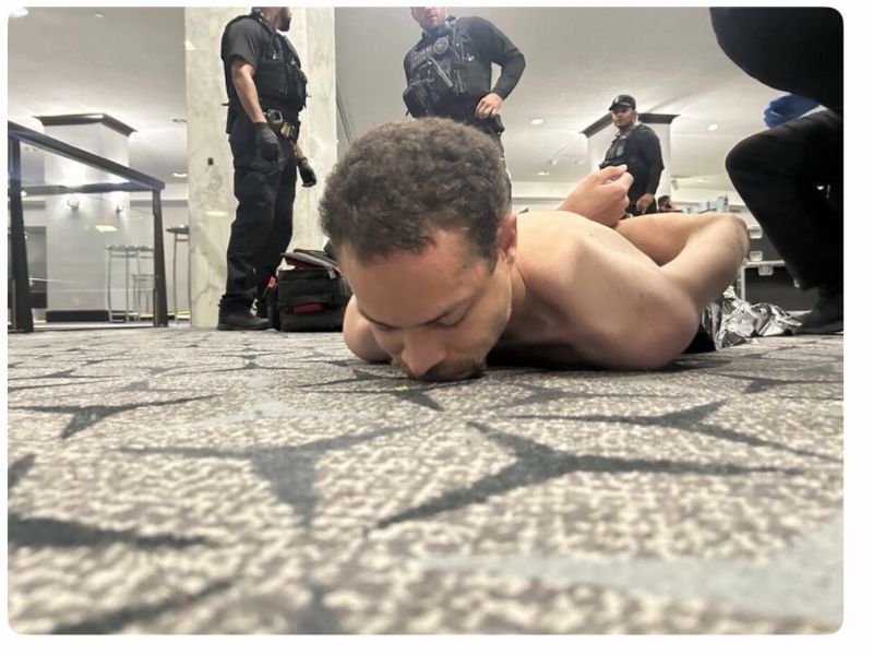 Imagen compartida por Donald Trump del presunto atacante.