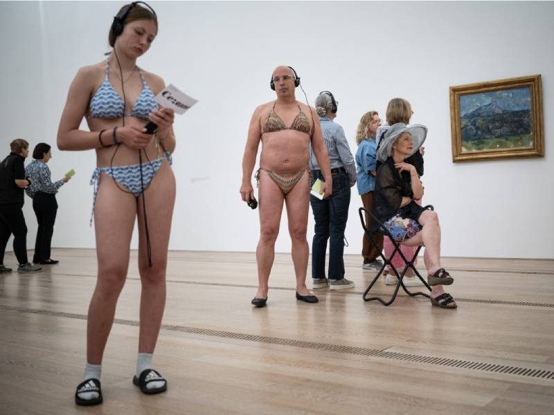 AFP-Exposición Bañistas- Suiza- Gratis-Paul Cezanne