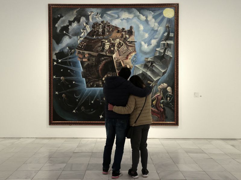 Vista del Museo Reina Sofía en Madrid, España, el 2 de diciembre de 2021.