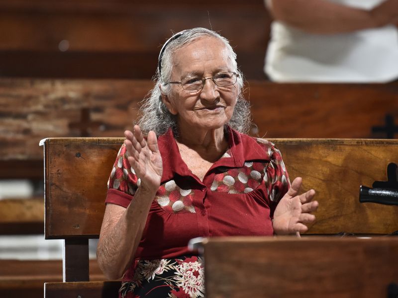 Isabel Naves vive sola a sus 90 años, en San Jacinto