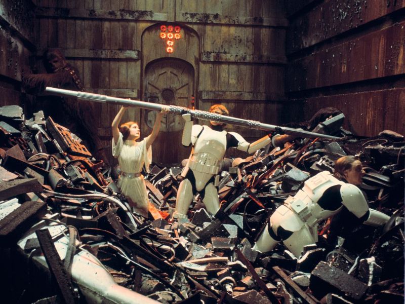 Película "Star Wars: Episodio IV" de 1977