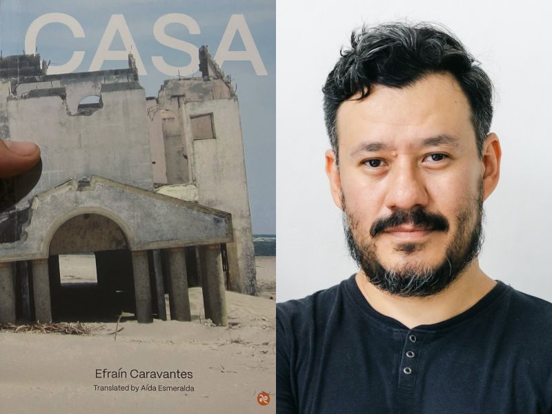 Poemario "Casa" del escritor salvadoreño Efraín Caravantes