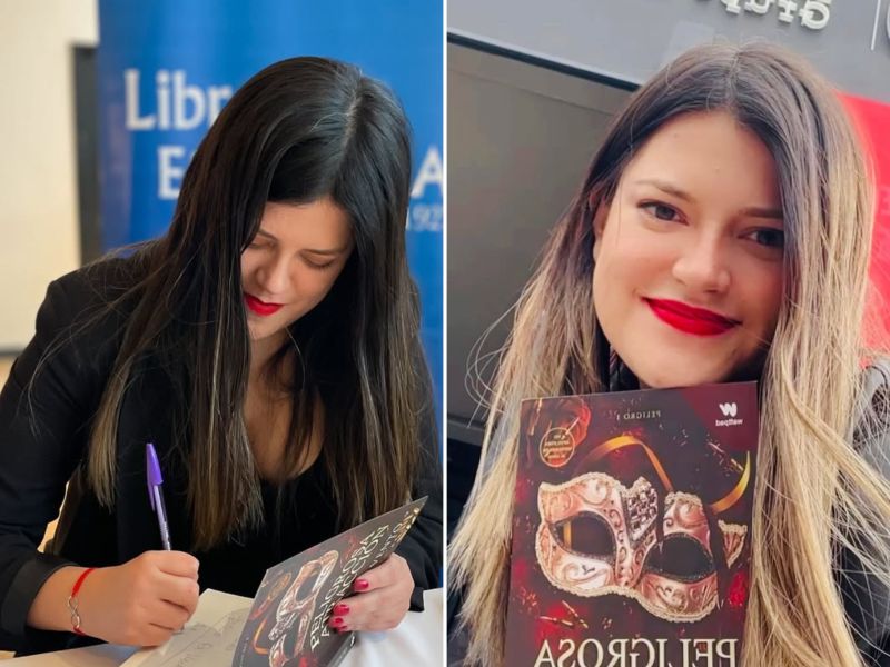 Escritora peruana Flor Di Vento en El Salvador