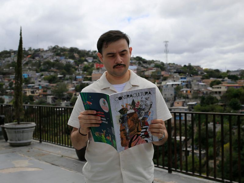 Periodista hondureño Persy Cabrera de la revista "Contracultura"