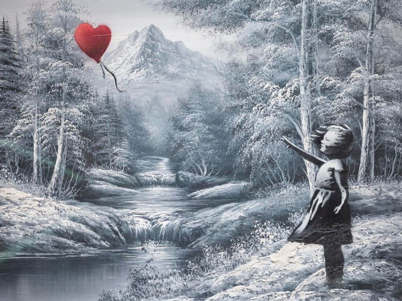 Venta millonaria de obra de arte de Bansky en Nueva York