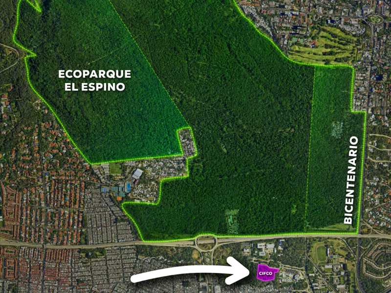 La cartera de Estado compartió una imagen del área donde prevé la construcción de las nuevas instalaciones del CIFCO. Foto EDH/Cortesía