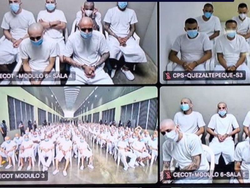Centros Judiciales reveló fotografías de las personas que están siendo procesadas judicialmente. Foto EDH/Cortesía
