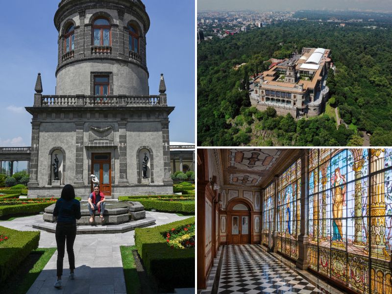 Castillo de Chapultepec en Mexico