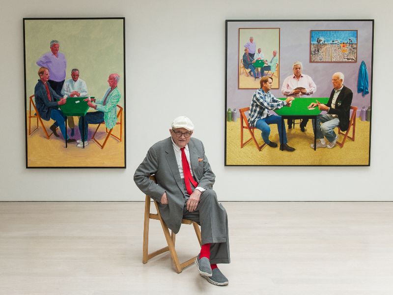 Artista visual británico David Hockney