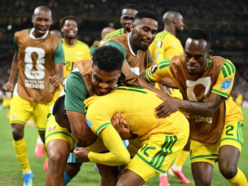 El delantero sudafricano -mundial
