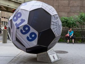 Esculturas deportivas en Nueva York