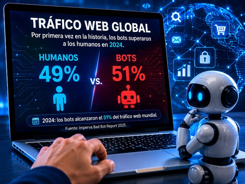 bots tráfico internet humanos