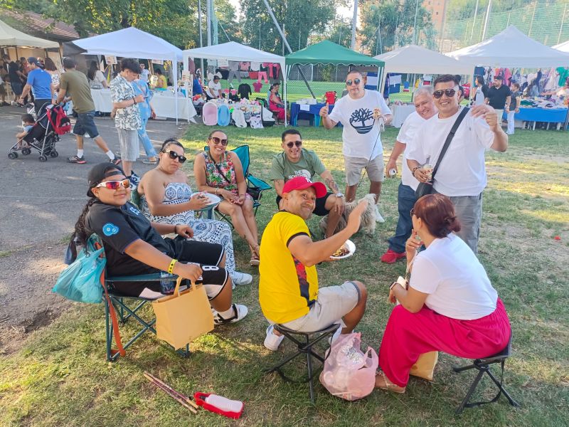 Festival de Juegos Tradicionales salvadoreños en Italia