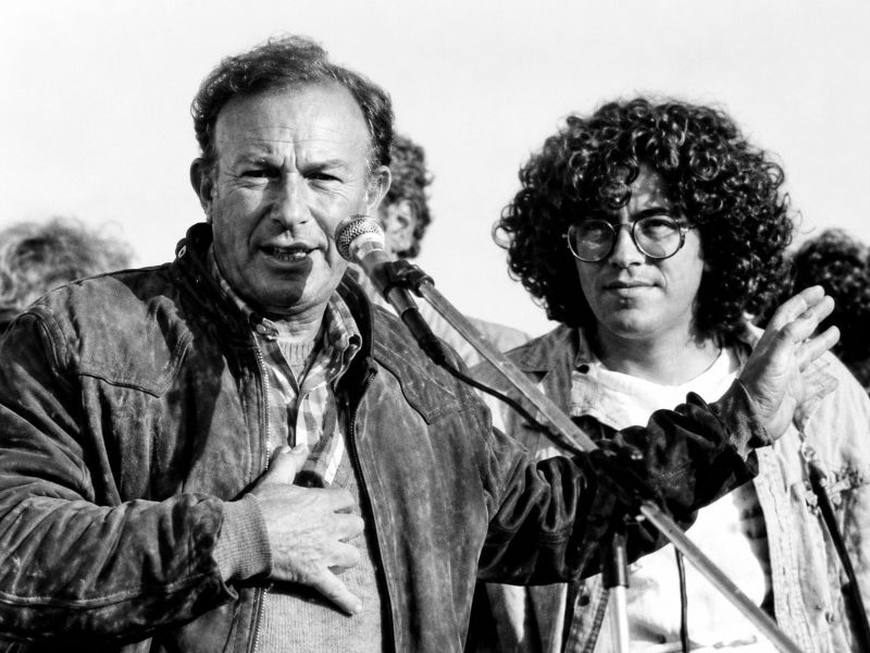 Piero y su papá en 1970
