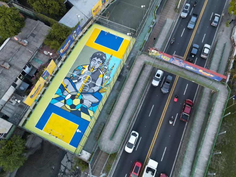 Arte y deporte en rehabilitación del Centro Recreativo Coronel José Arturo Castellanos.